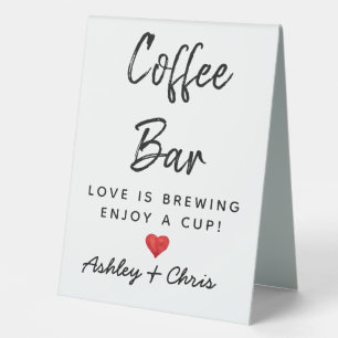 Reception Wedding Coffee Bar Engagement Shower