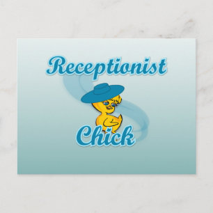 Receptionist Chick #3 Postcard