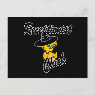 Receptionist Chick #4 Postcard