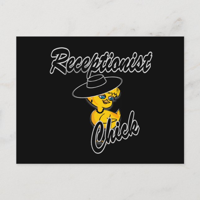 Receptionist Chick #4 Postcard (Front)