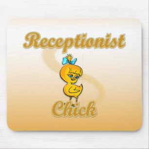 Receptionist Chick Mouse Mat