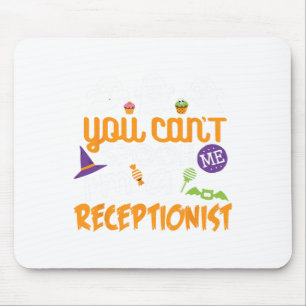 Receptionist Halloween Costume Party Can't Spook M Mouse Mat