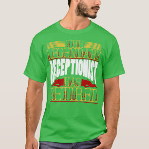 Receptionist Pension Retirement T-Shirt