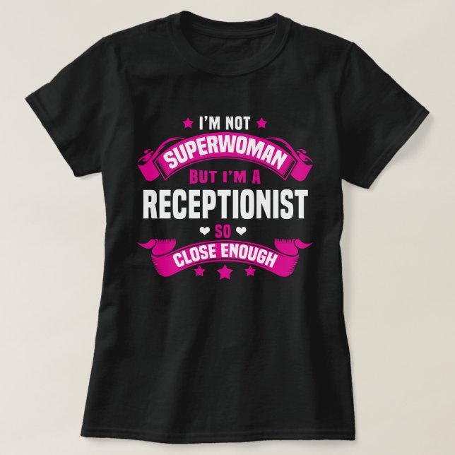 Receptionist T-Shirt (Design Front)