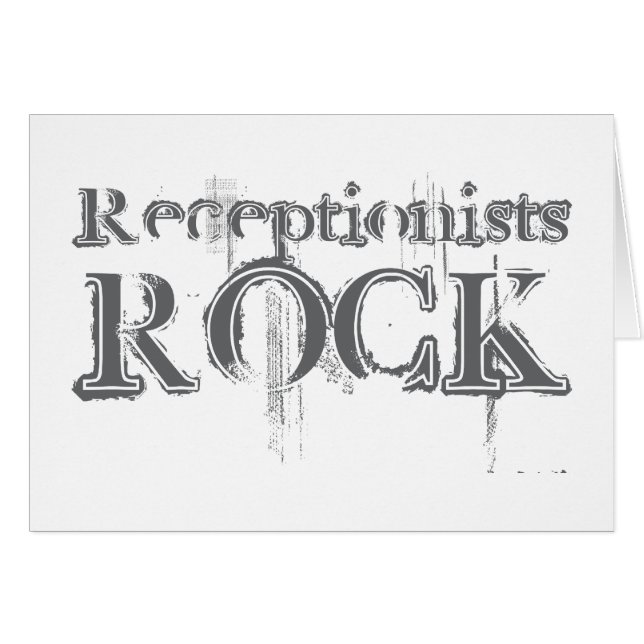 Receptionists Rock (Front Horizontal)