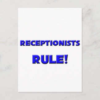 Receptionists Rule! Postcard
