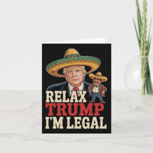 Recession 2025 Thanks Trump Ironic Political Funny Card