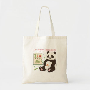 Recharge with Bamboo Snacks Tote Bag