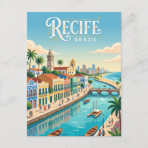 Recife, Brazil Postcard