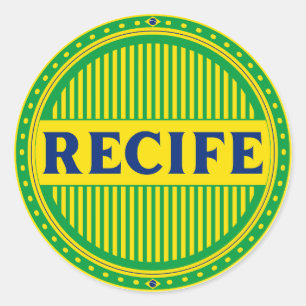 Recife City Pride Pride – Brazilian Identity Classic Round Sticker