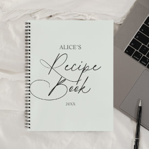 Recipe Book Script Handwriting