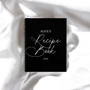 Recipe Book Script Handwriting