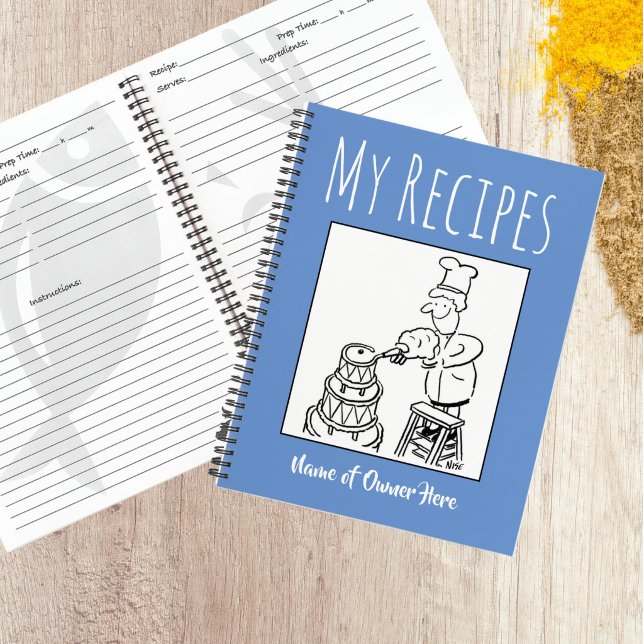 Recipe Book with Owner's Name (Recipe Book)