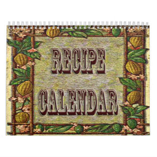 Recipe Calendar 20XX