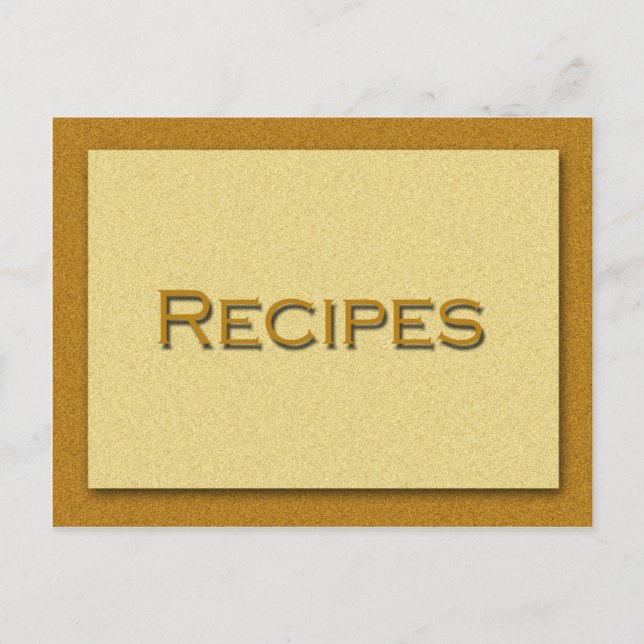 Recipe Card (Front)