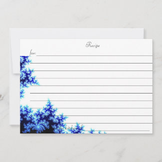 RECIPE CARD