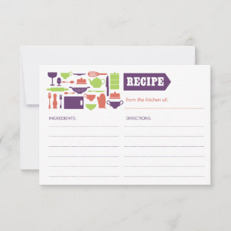 Recipe card