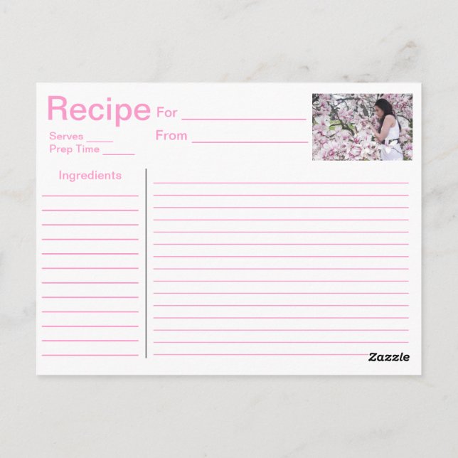 Recipe Card (Back)