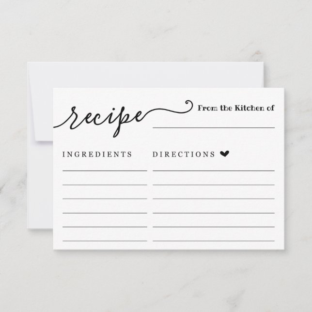 Recipe Card (Front)