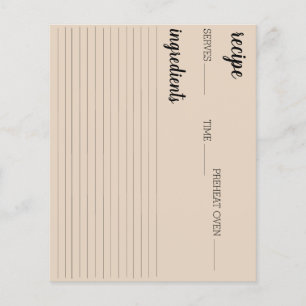 Recipe Card