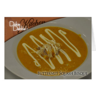 Recipe Card - Butternut Squash Bisque