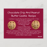 Recipe card Chocolate Chip Peanut Butter Cookie<br><div class="desc"></div>