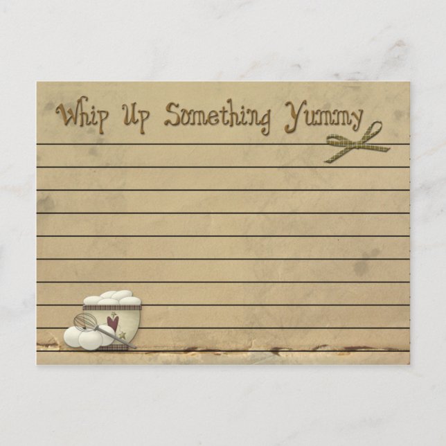 Recipe Card Eggs (Front)