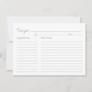 Recipe Card   Recipe Style