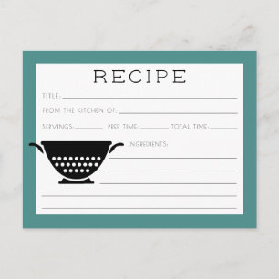 Recipe Card Simply Modern
