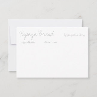Recipe Card | Your Recipe |gr