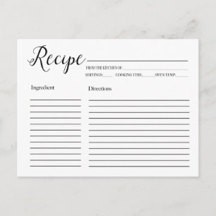 Recipe Cards