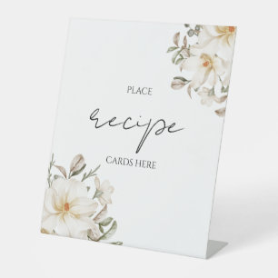 Recipe Cards Sign Bridal Shower