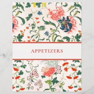 Recipe Chapter   Stylish Floral   Appetizers