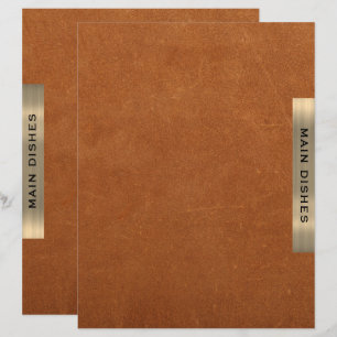Recipe Divider   Main Dishes   Sable Leather Gold