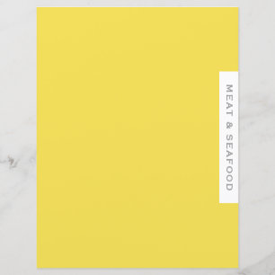 Recipe Divider   Meat & Seafood   Simple Yellow