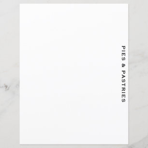 Recipe Divider   Pie & Pastry   Simple White