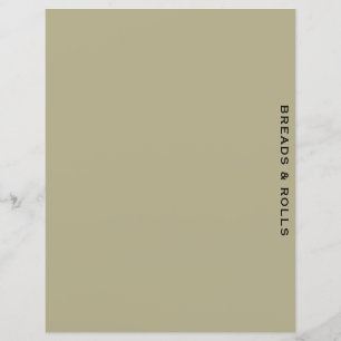 Recipe Divider   Sage & Black   Breads & Rolls