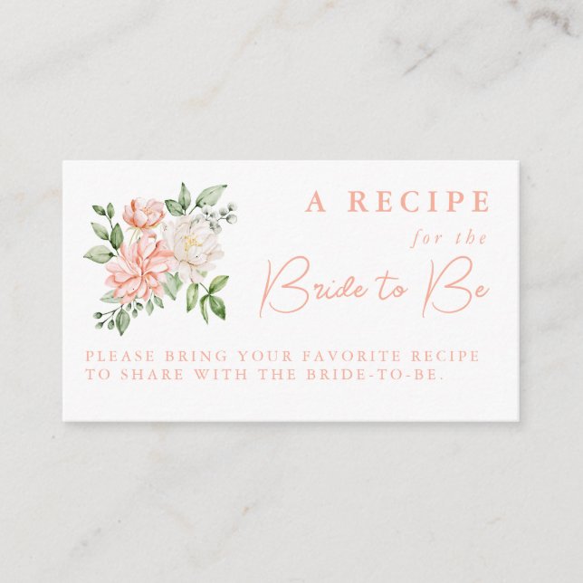 Recipe Enclosure Card (Front)