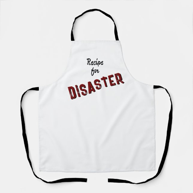 Recipe for Disaster Print Apron (Front)
