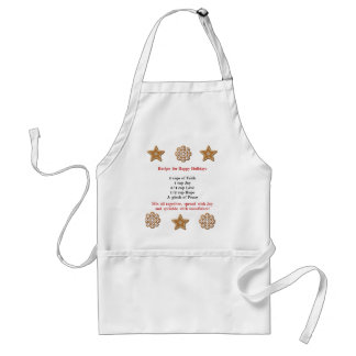 Recipe For Happy Holidays Apron