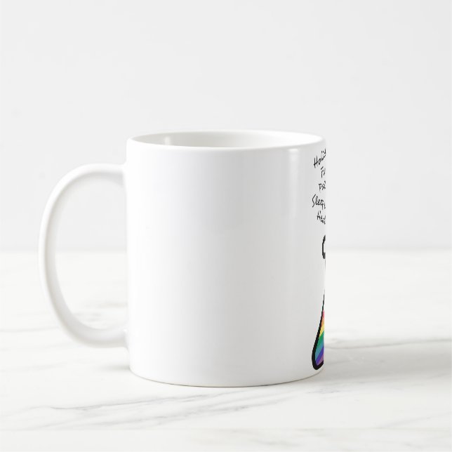 Recipe for Rainbow Happiness Coffee Mug (Left)