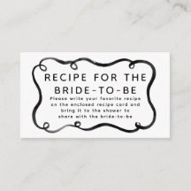 Recipe for the bride-to-be Black Ribbon Request 