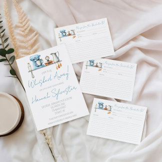 Recipe for the Bride to Be Kitchen Bridal Shower Thank You Card