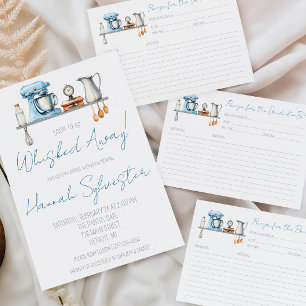 Recipe for the Bride to Be Kitchen Bridal Shower Thank You Card