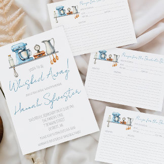 Recipe for the Bride to Be Kitchen Bridal Shower Thank You Card