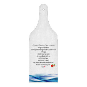 Recipe Glass Cutting Board