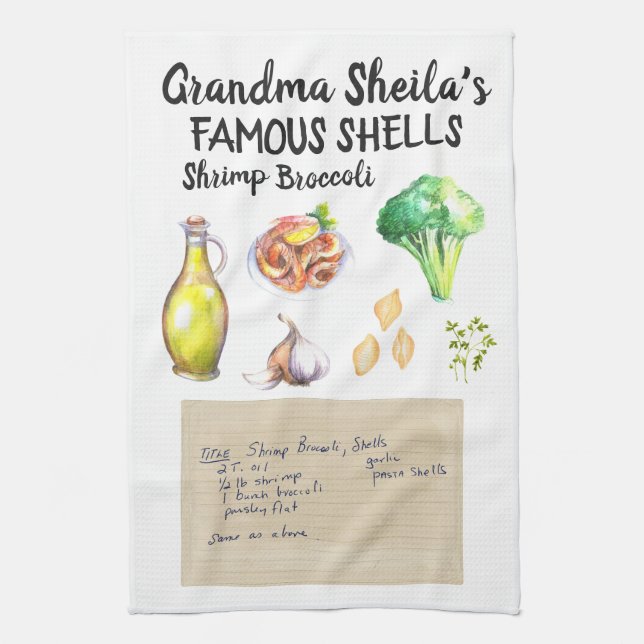 Recipe Heirloom Tea Towels (Vertical)