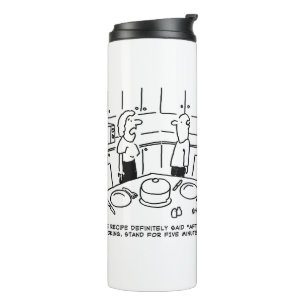 Recipe Instructions Followed Cooking in a Kitchen  Thermal Tumbler