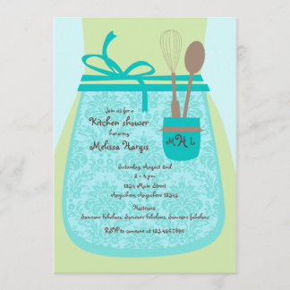 Recipe Kitchen Bridal Shower Invitation