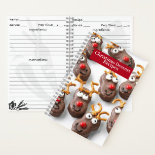 Recipe Notebook - Christmas Desserts Recipes